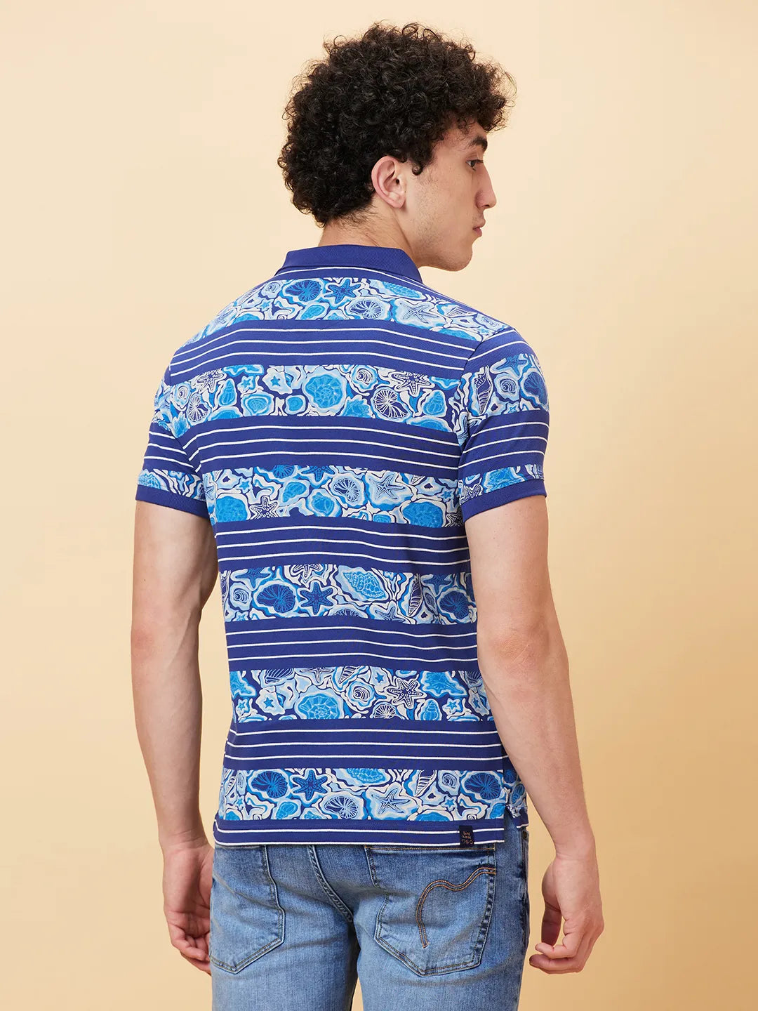 Being Human Clothing Men Regular Fit T-Shirts-Midnight Blue