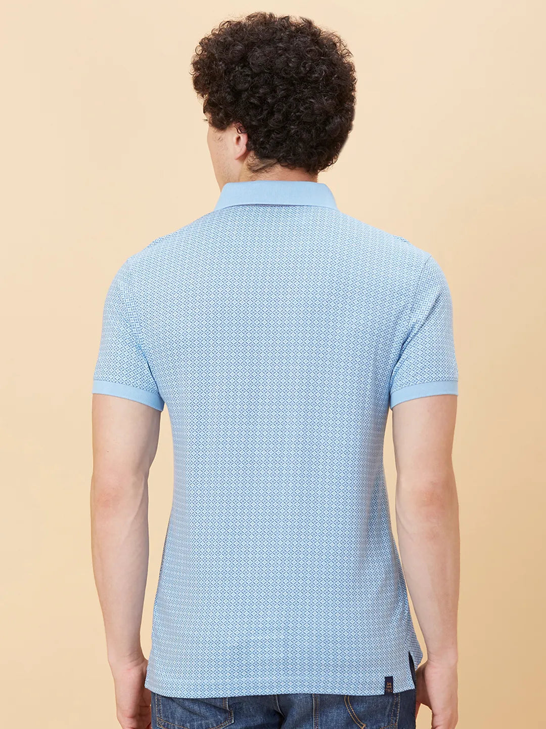 Being Human Clothing Men Regular Fit T-Shirts-Light Blue