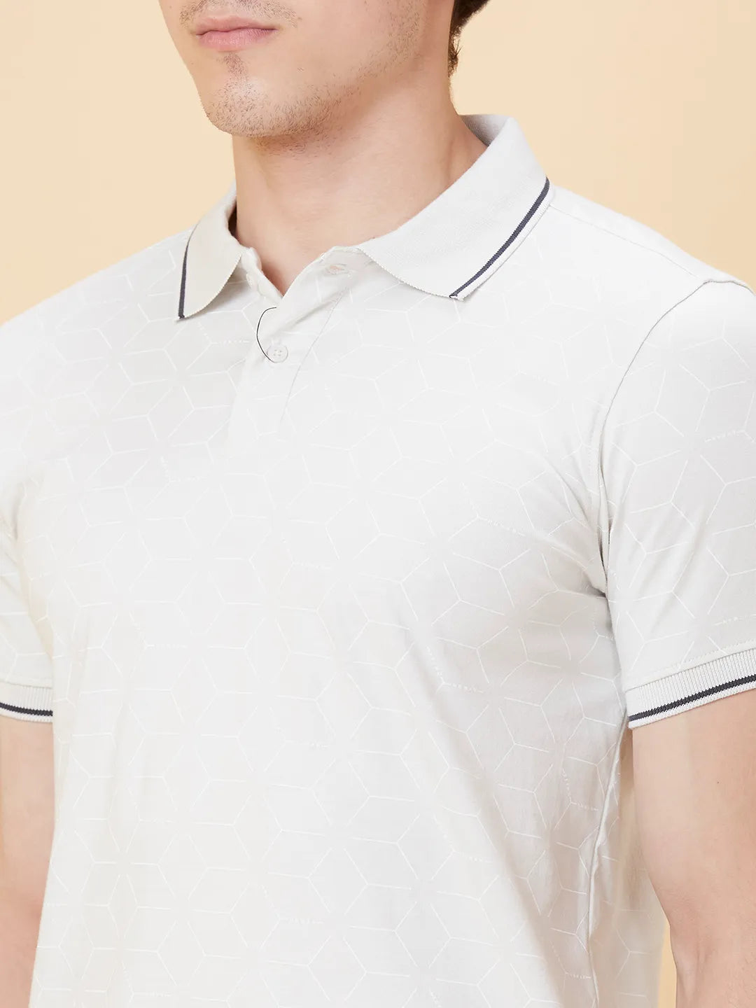 Being Human Clothing Men Regular Fit T-Shirts-Lt.Grey