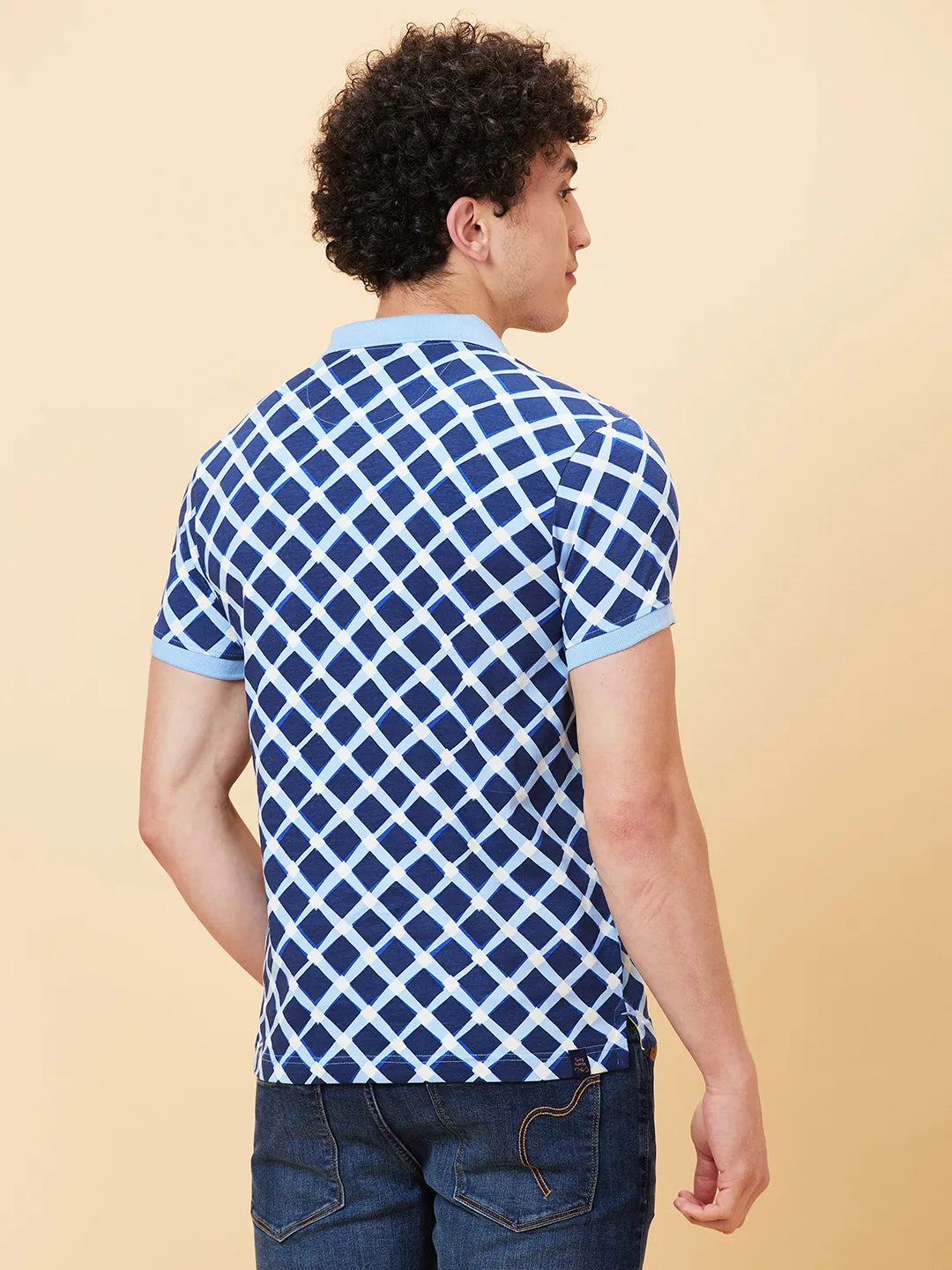 Being Human Clothing Men Regular Fit T-Shirts-Light Blue