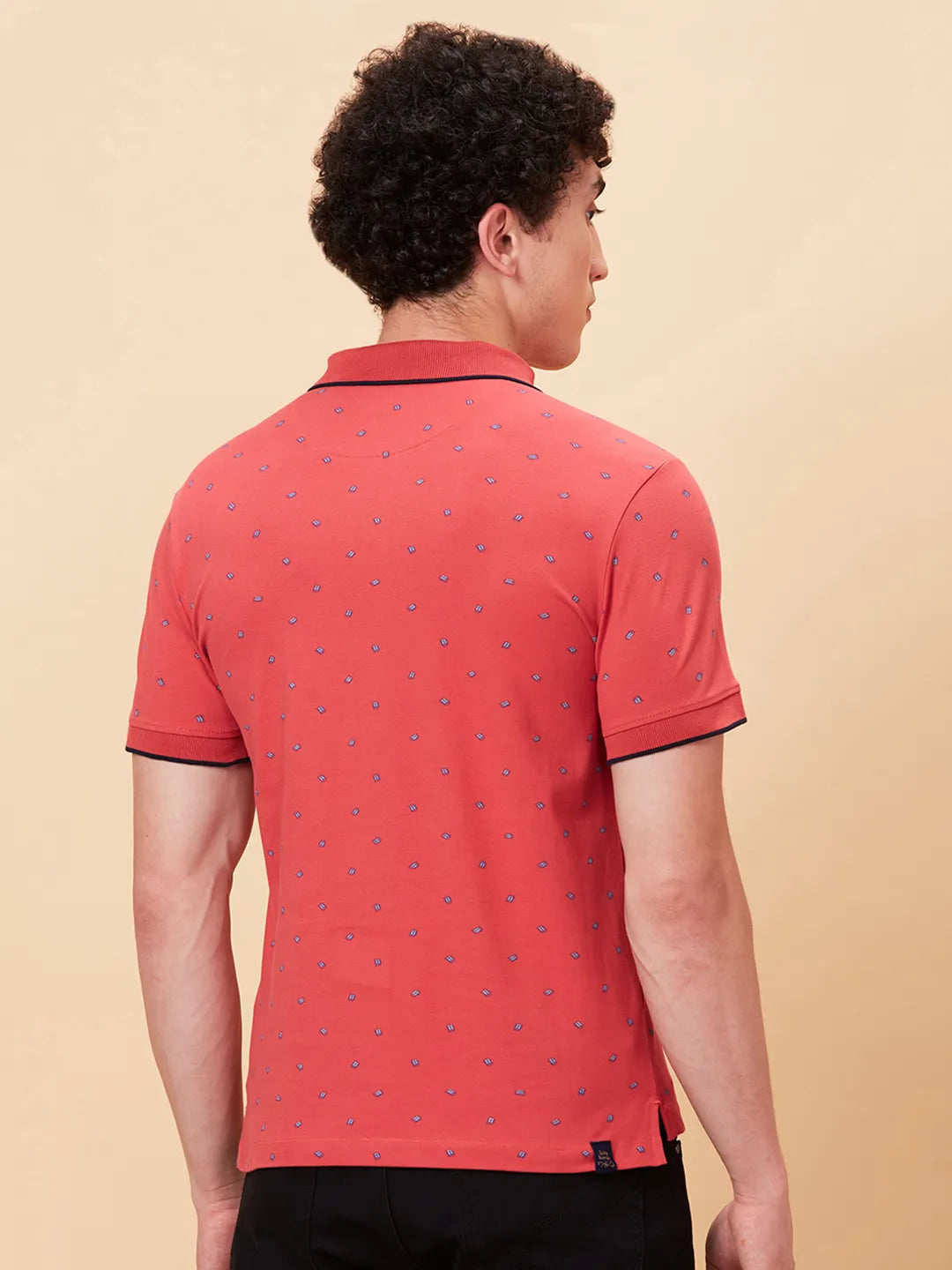 Being Human Clothing Men Regular Fit T-Shirts-Mineral Red