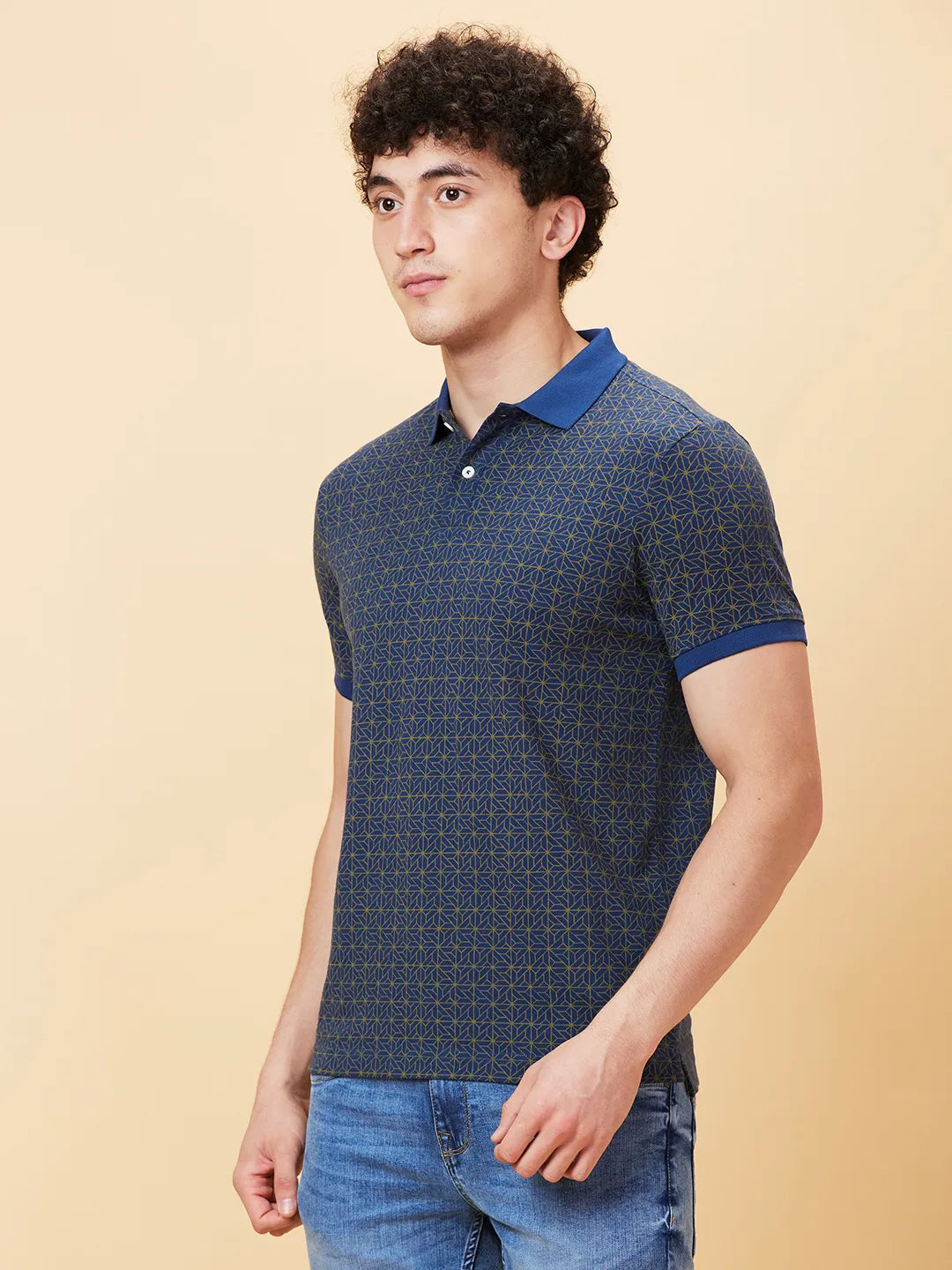 Being Human Clothing Men Regular Fit T-Shirts-Navy