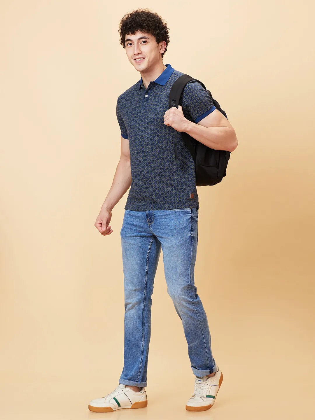 Being Human Clothing Men Regular Fit T-Shirts-Navy