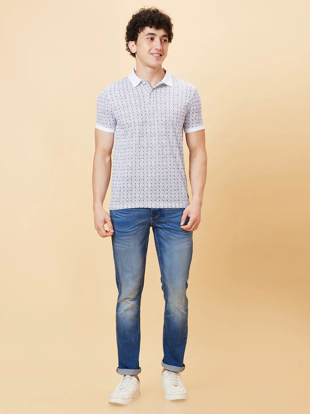 Being Human Clothing Men Regular Fit T-Shirts-White