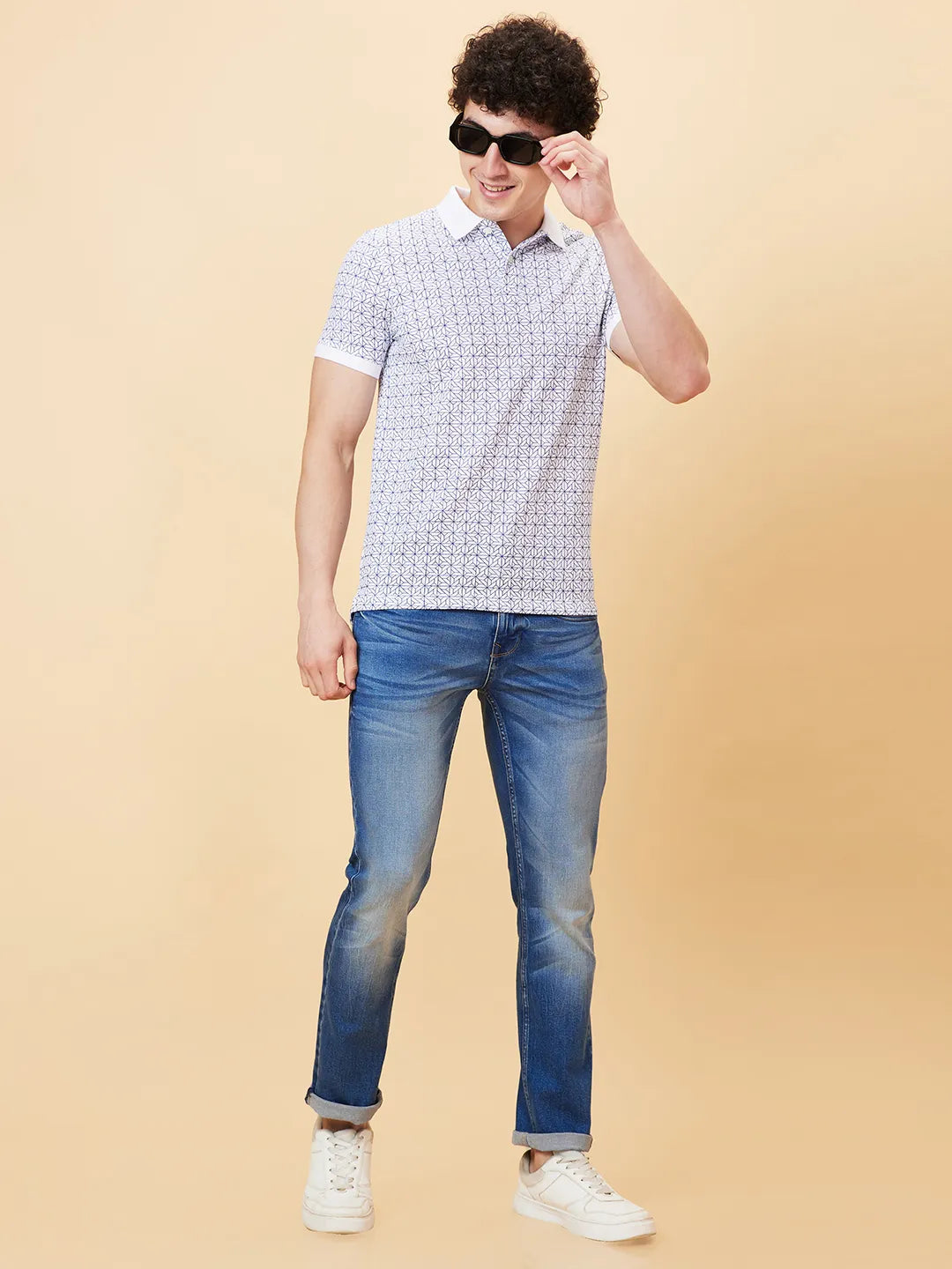 Being Human Clothing Men Regular Fit T-Shirts-White