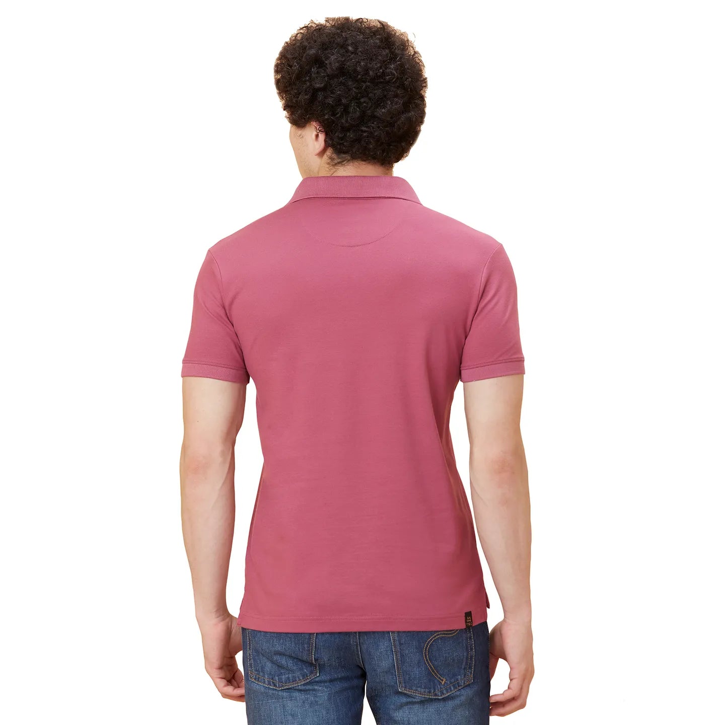 Blue Regular Fit Men's Polo T-Shirt by Being Human Clothing