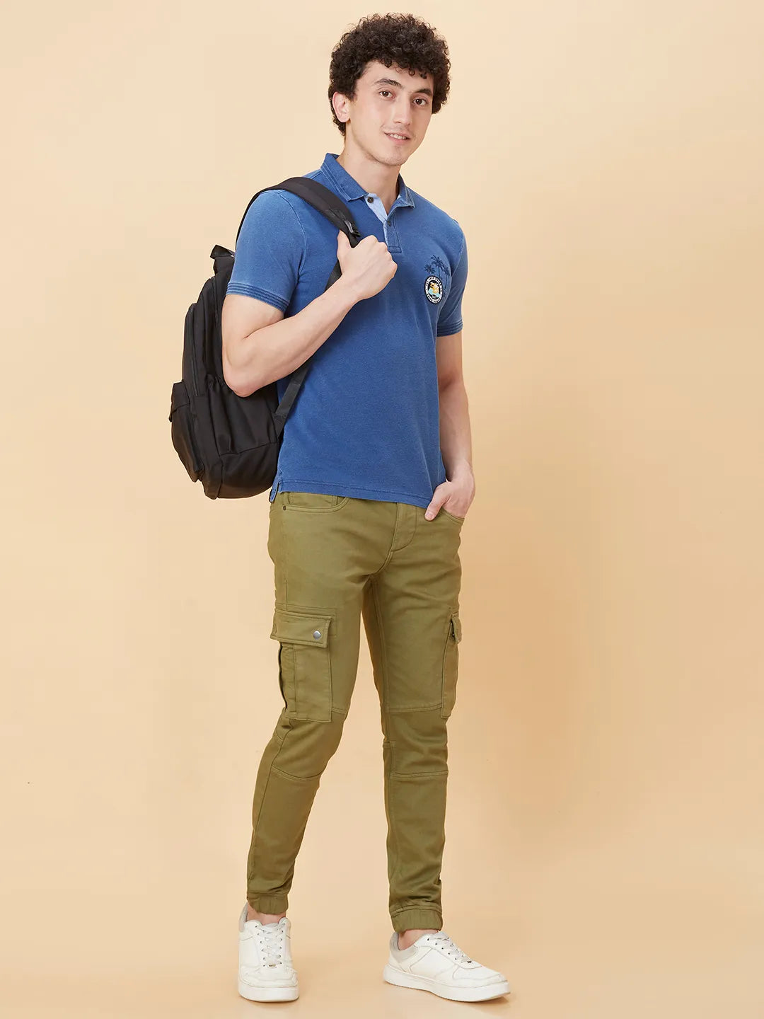 Being Human Clothing Men Regular Fit T-Shirts-Light Blue