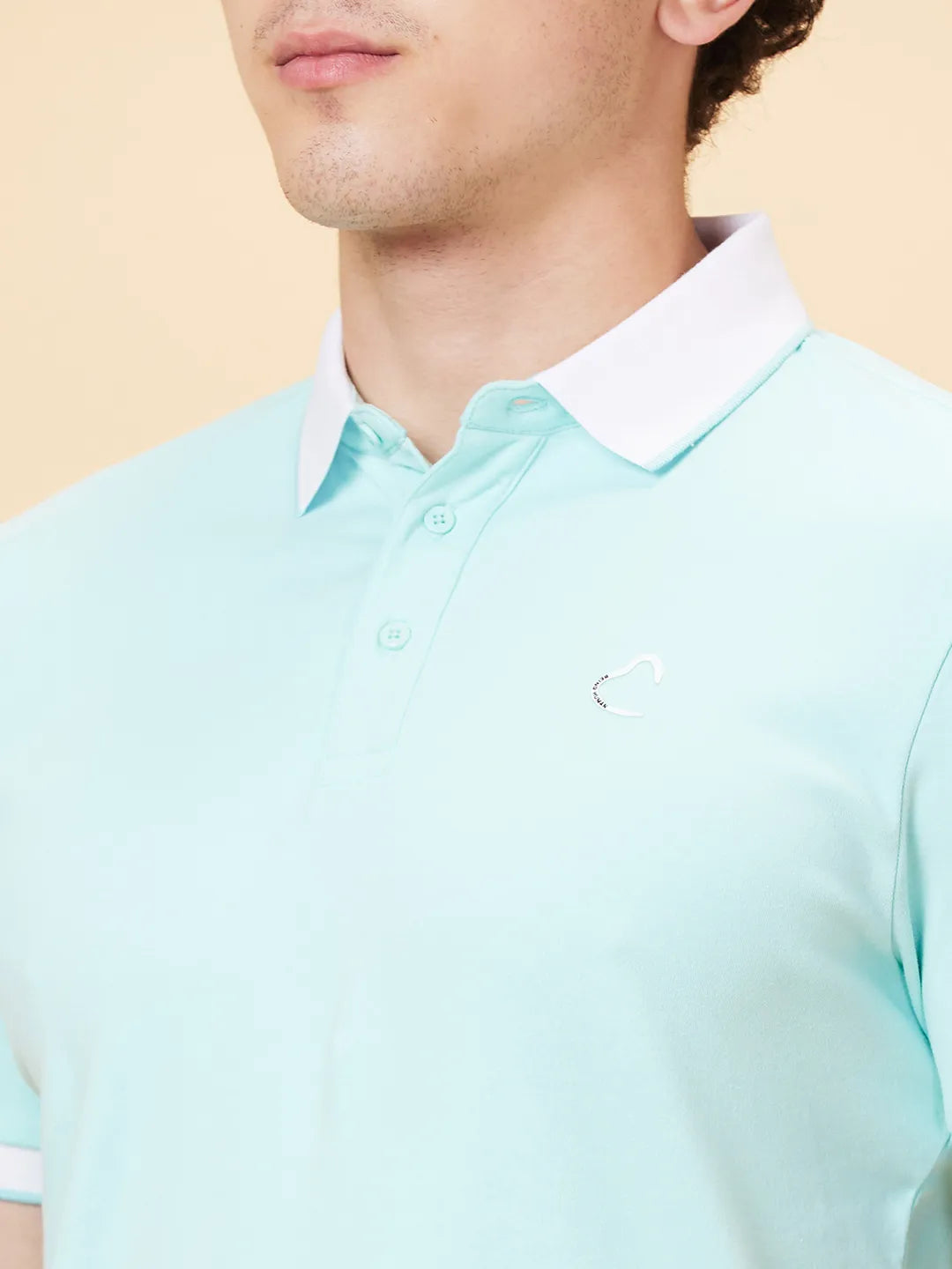 Being Human Clothing Men Regular Fit T-Shirts-Aqua