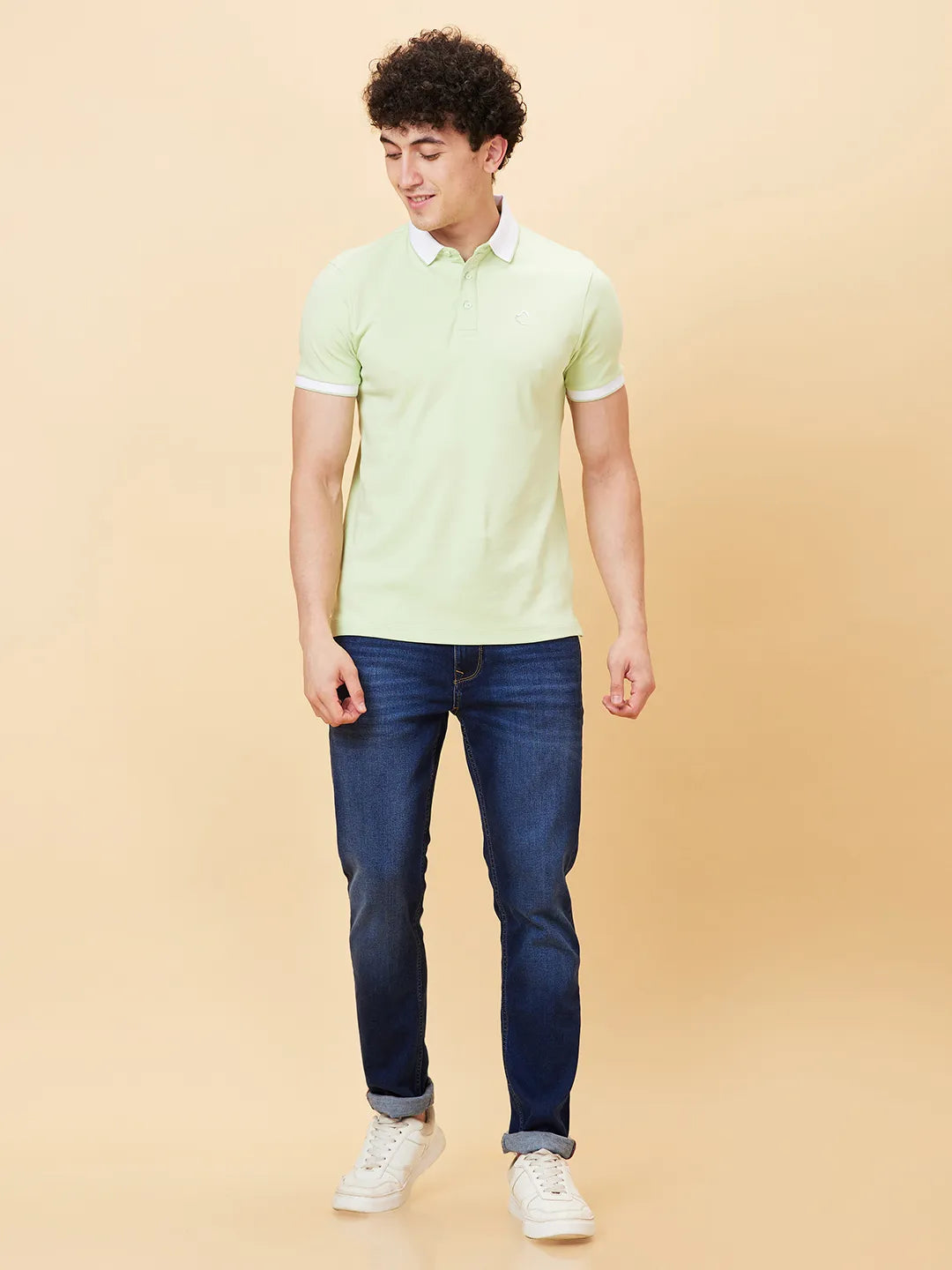 Being Human Clothing Men Regular Fit T-Shirts-Peppermint