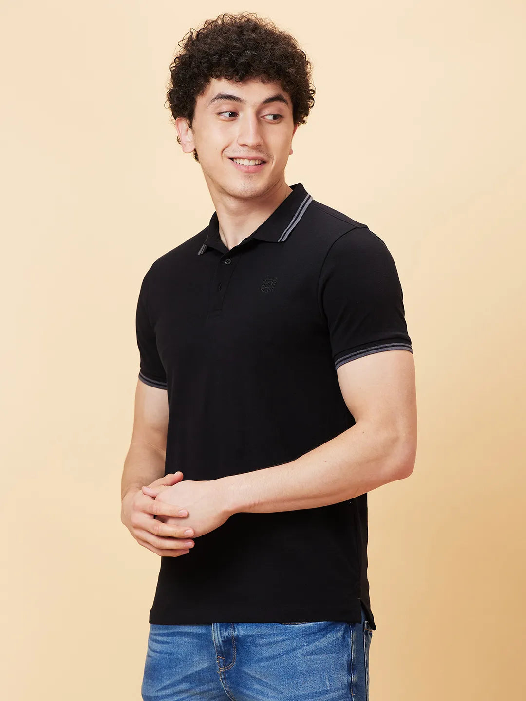 Being Human Clothing Men Regular Fit T-Shirts-Black