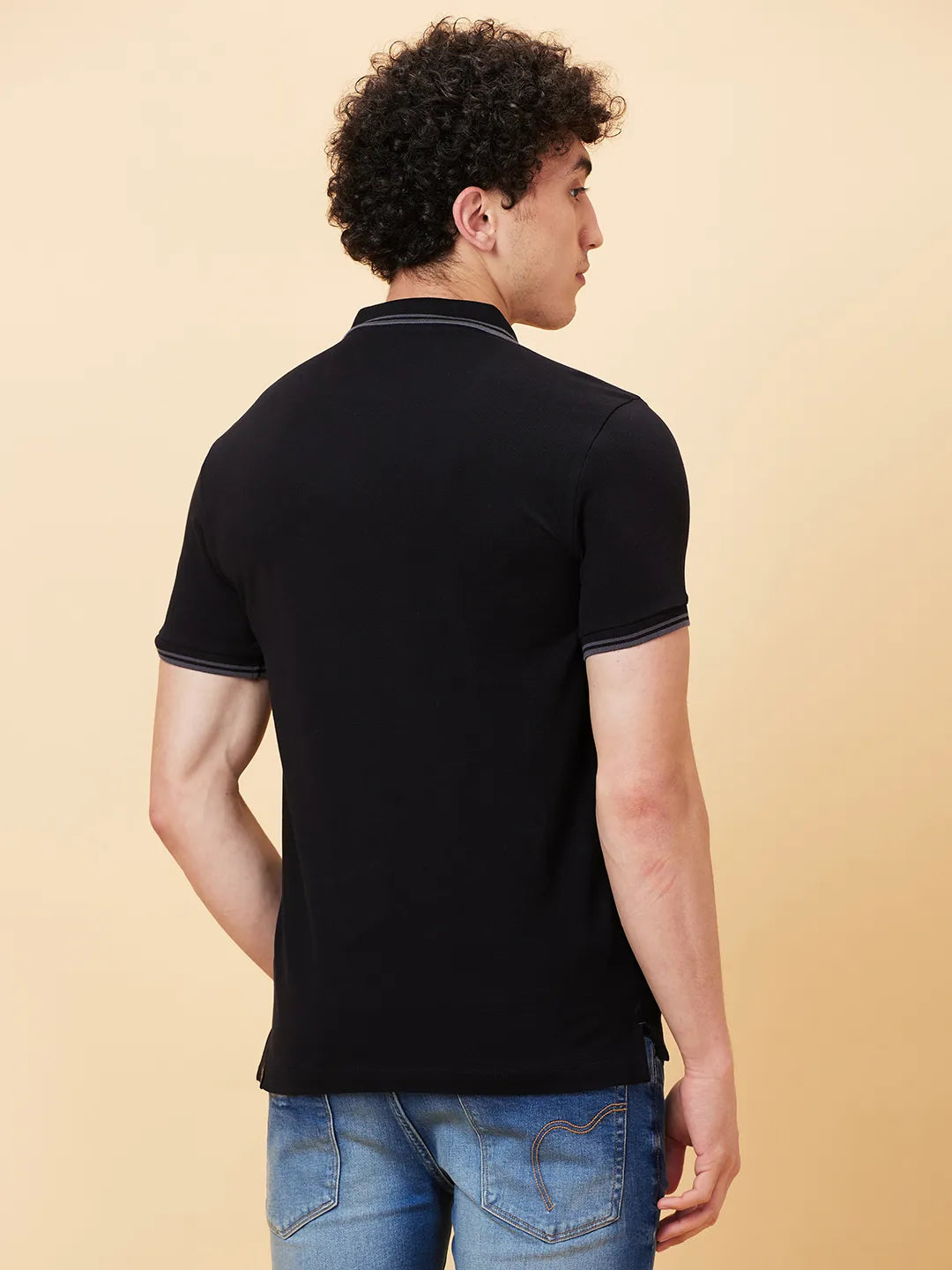 Being Human Clothing Men Regular Fit T-Shirts-Black