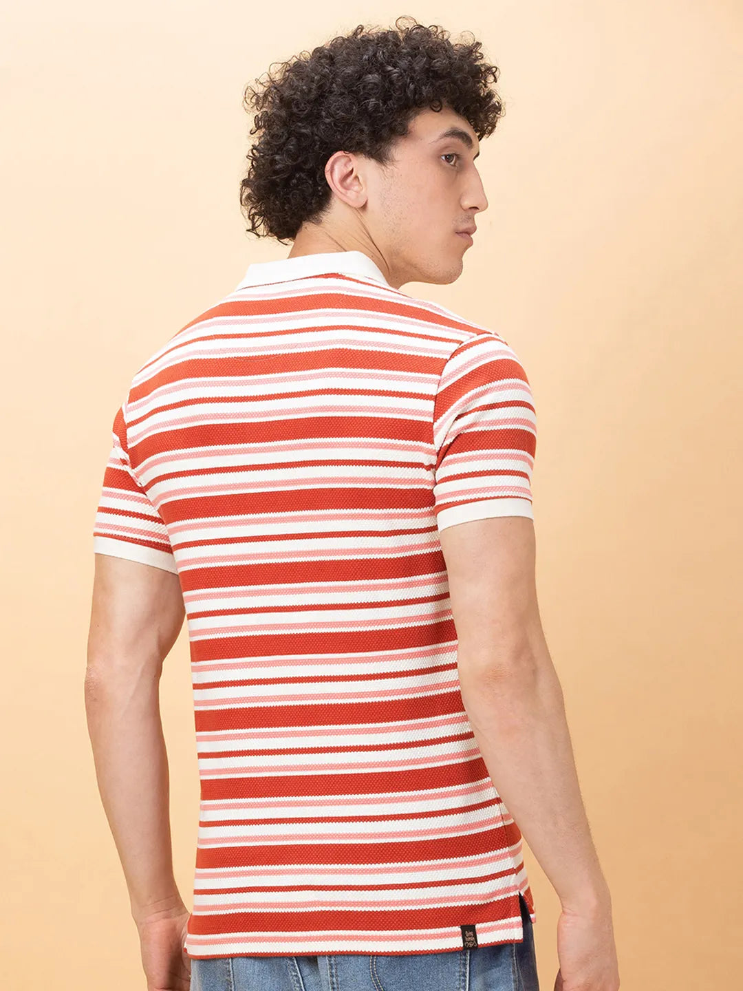 Being Human Clothing Mens-Top Polo Neck Rust