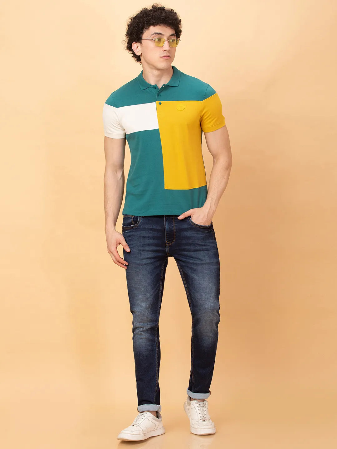 Being Human Clothing Mens-Top Polo Neck Green