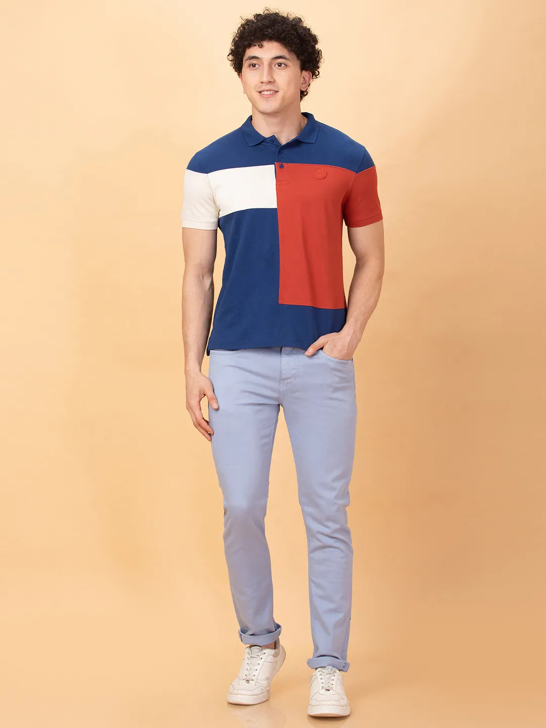 Being Human Clothing Mens-Top Polo Neck Navy