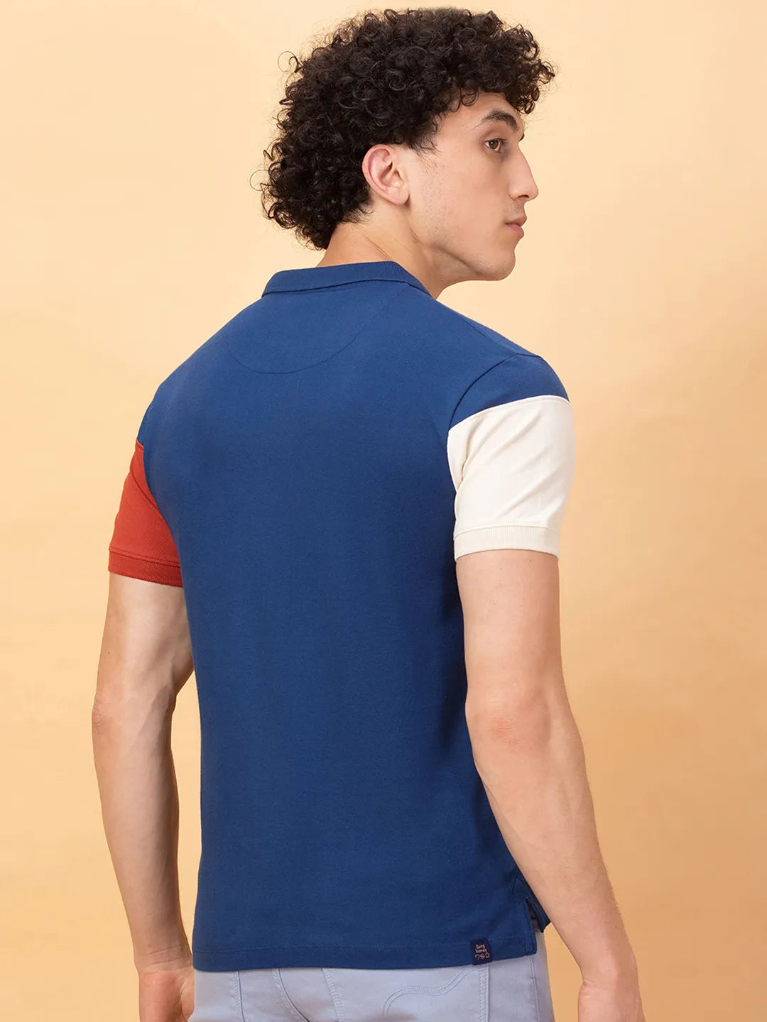 Being Human Clothing Mens-Top Polo Neck Navy