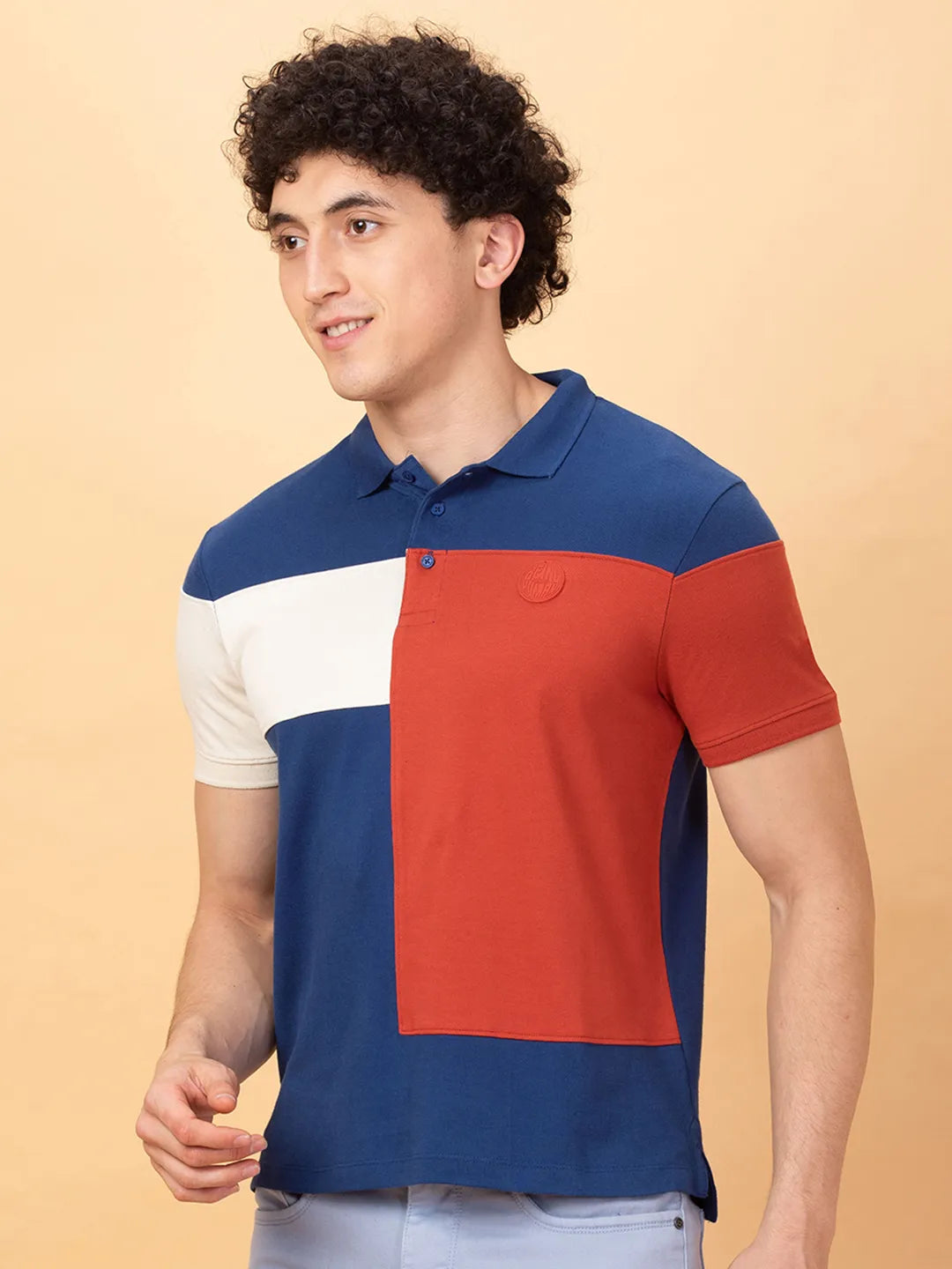 Being Human Clothing Mens-Top Polo Neck Navy