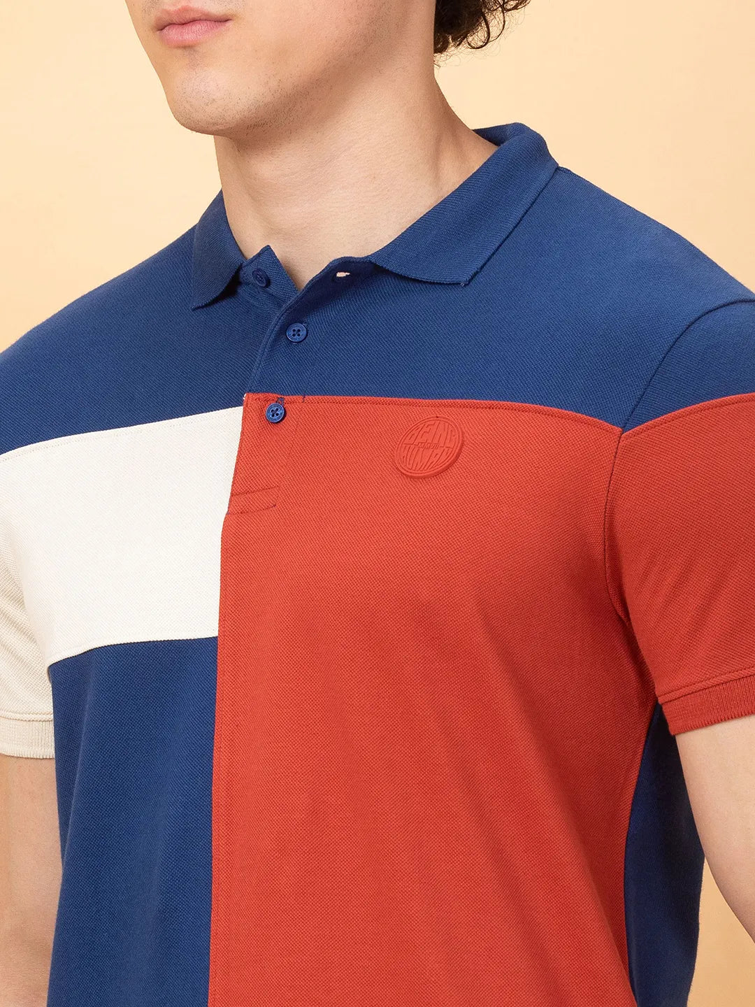 Being Human Clothing Mens-Top Polo Neck Navy