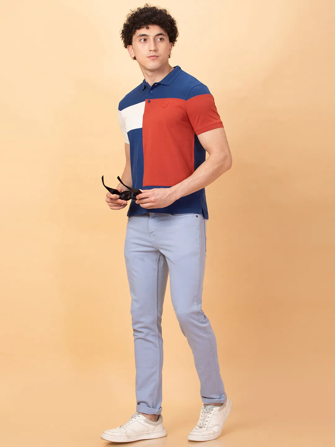 Being Human Clothing Mens-Top Polo Neck Navy