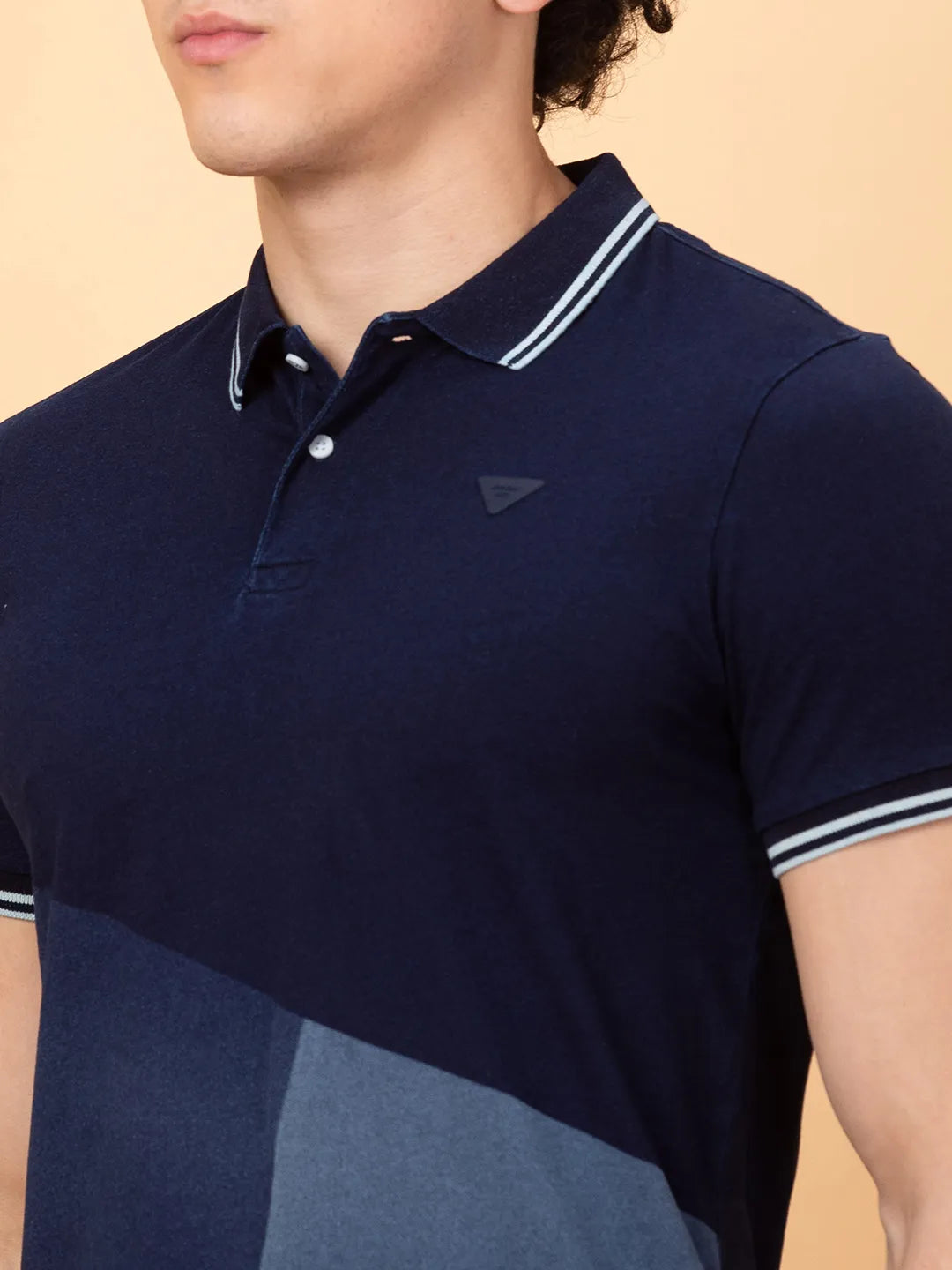 Being Human Clothing Mens-Top Polo Neck Indigo