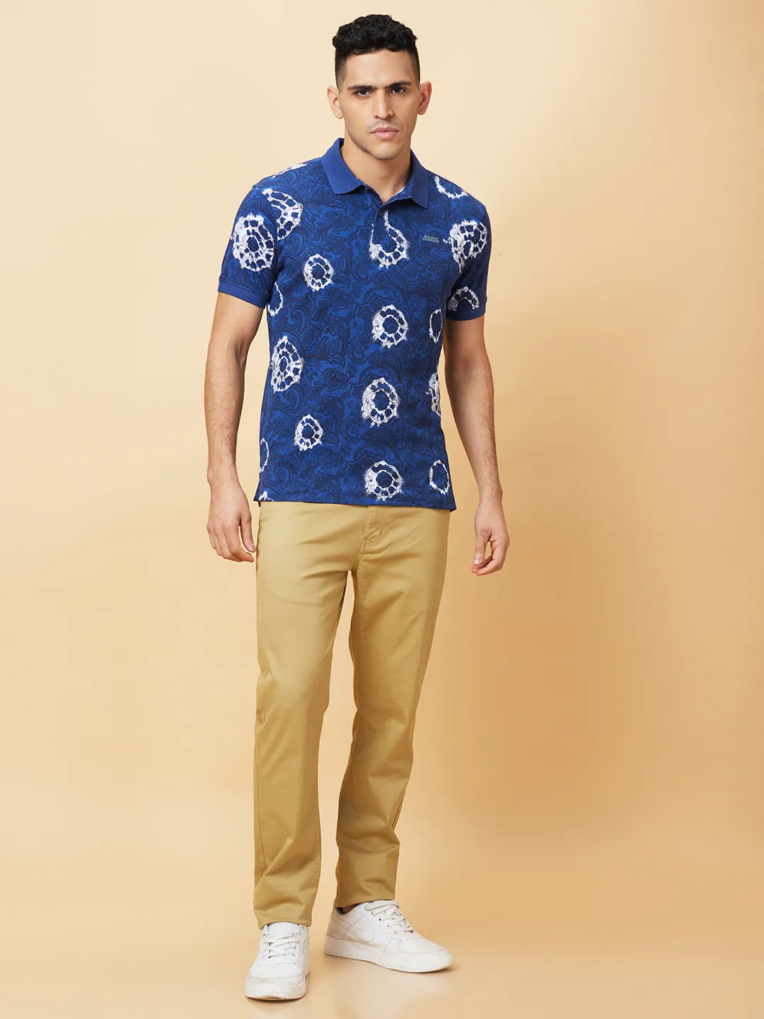 Being Human Clothing Mens-Top Polo Neck Deep Teal