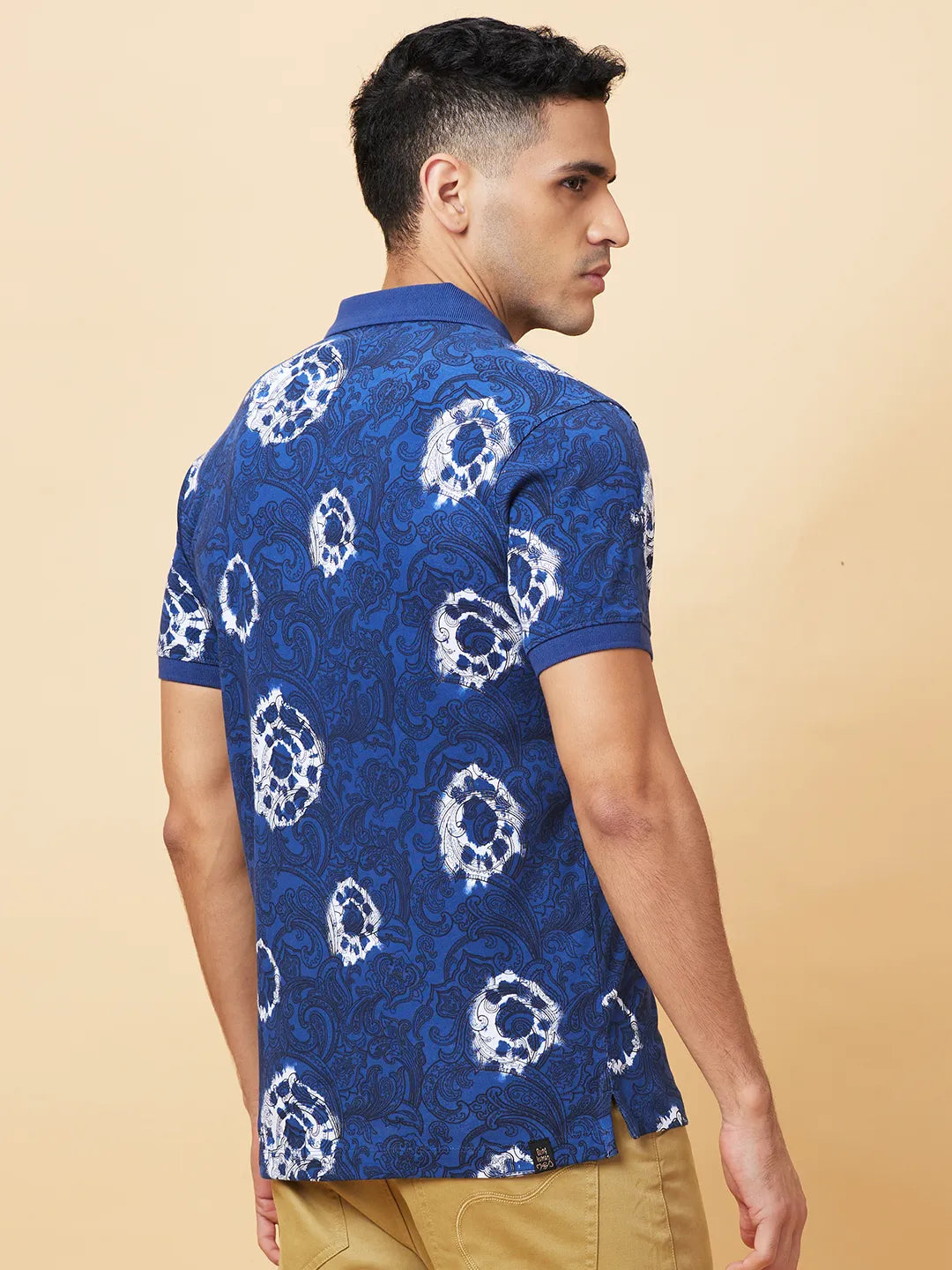 Being Human Clothing Mens-Top Polo Neck Deep Teal