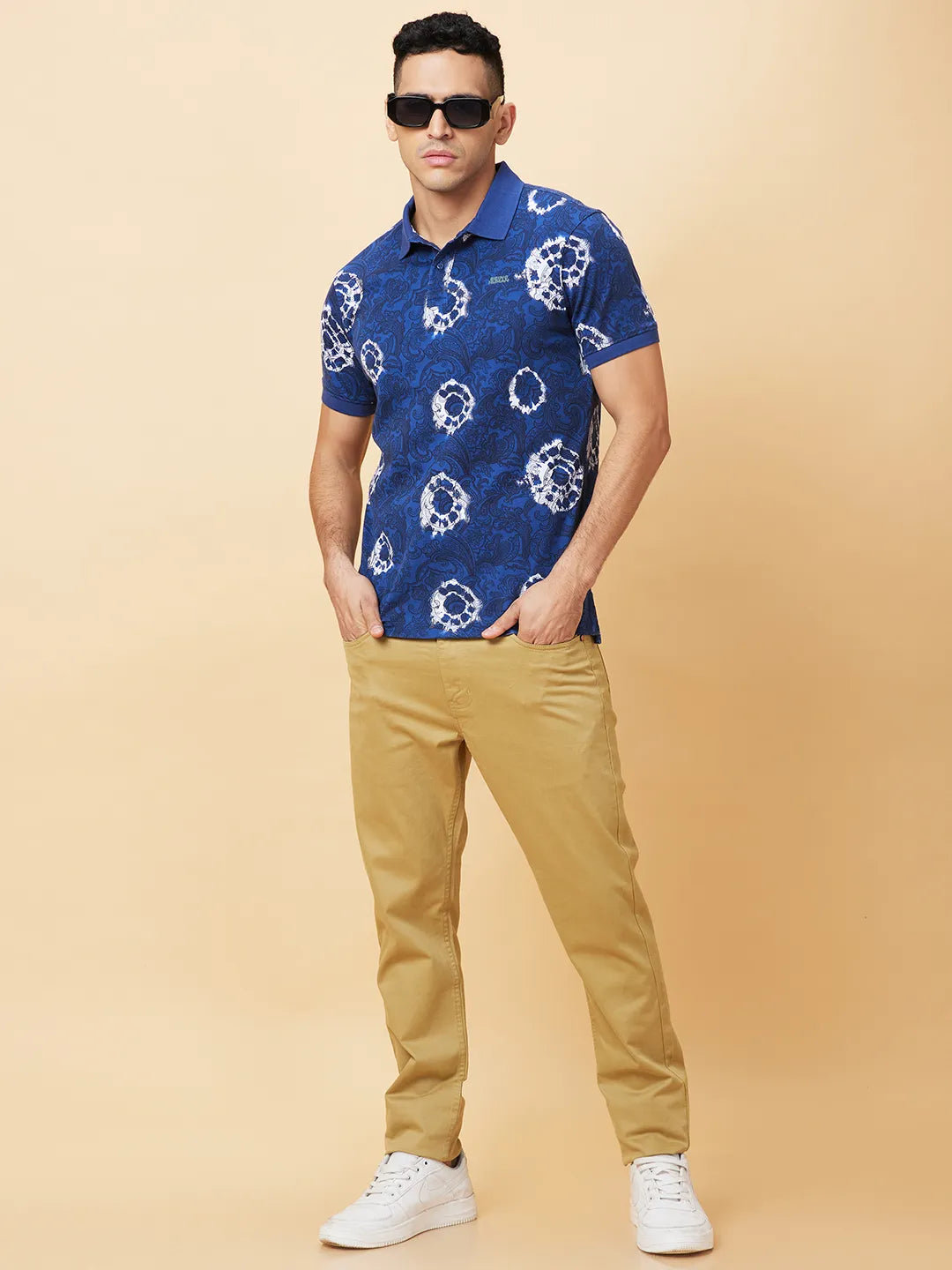 Being Human Clothing Mens-Top Polo Neck Deep Teal