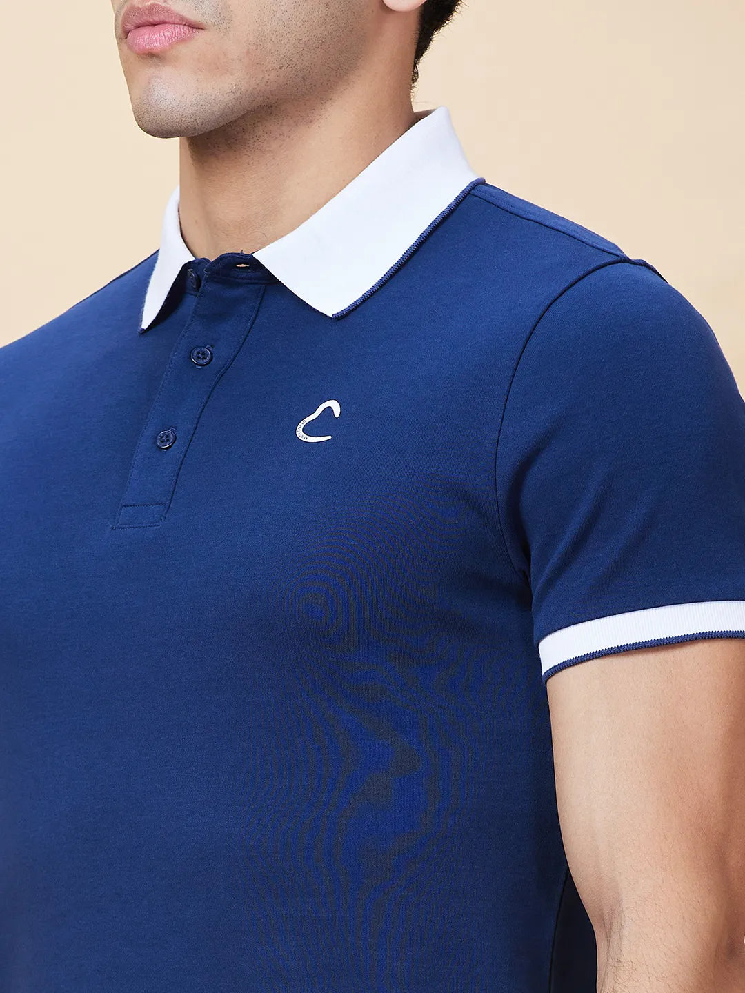 Being Human Clothing Mens-Top Polo Neck Navy