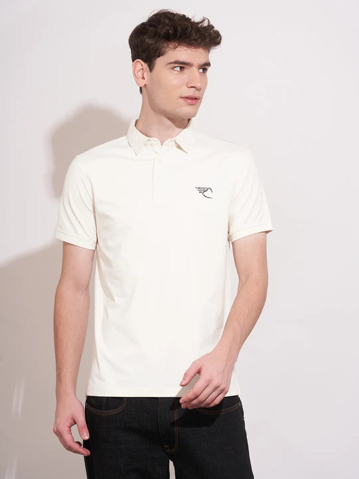 Blue Regular Fit Men's Polo T-Shirt