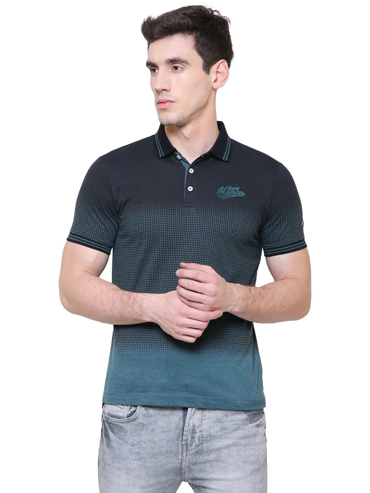 Green Regular Fit Men's Polo T-Shirt