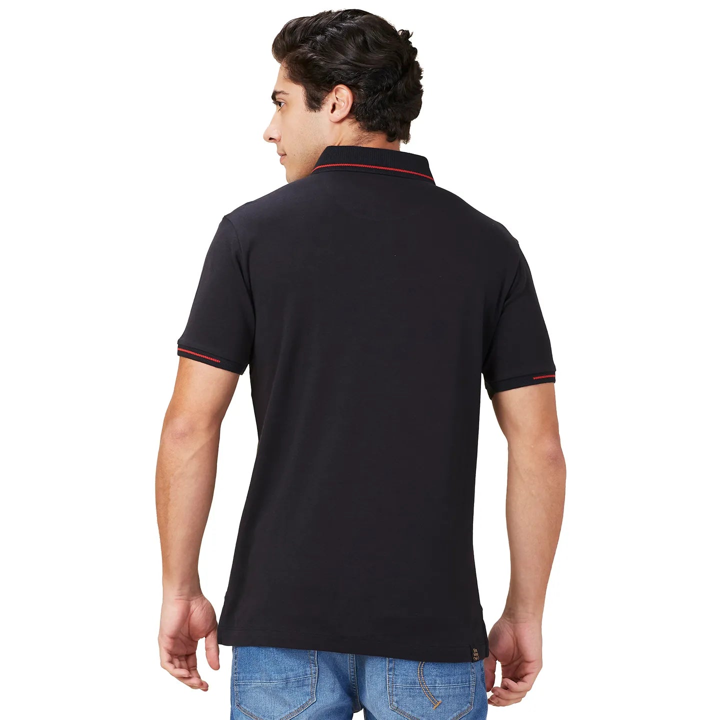 Being Human Clothing-Mens-Top-Polo Neck Black