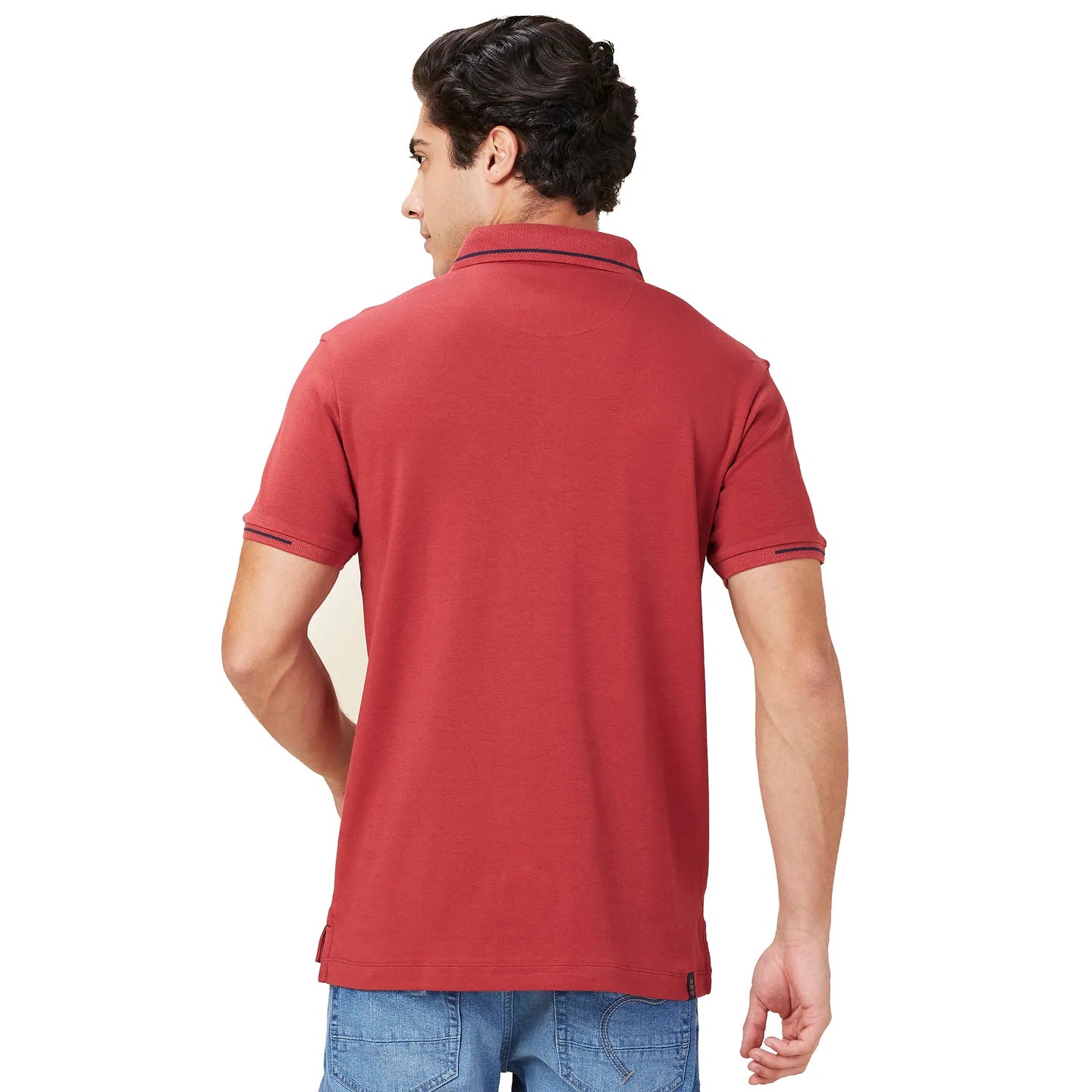 Being Human Clothing-Mens-Top-Polo Neck Maroon