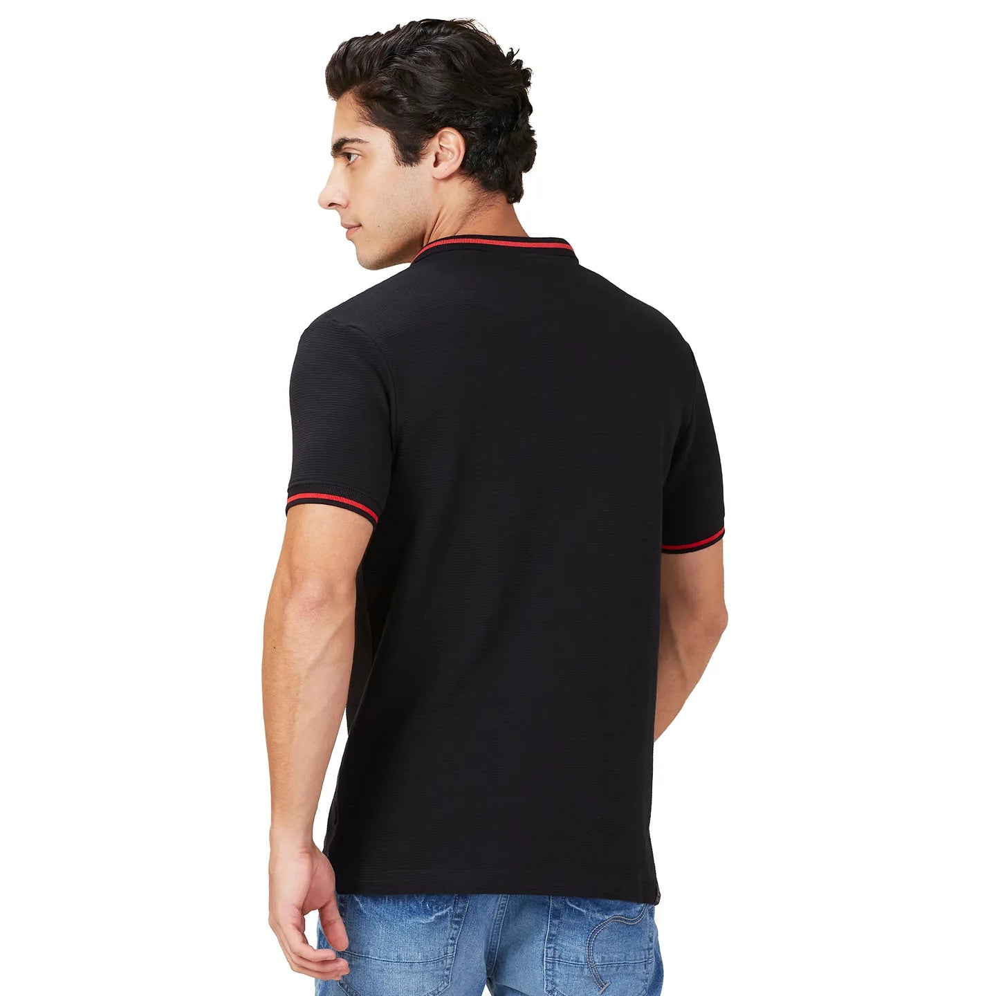 Being Human Clothing-Mens-Top-Polo Neck Black