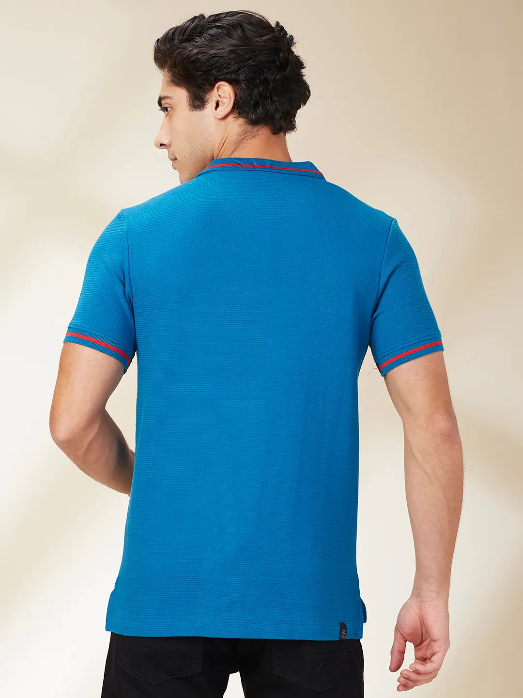 Being Human Clothing-Mens-Top-Polo Neck Dk.Red