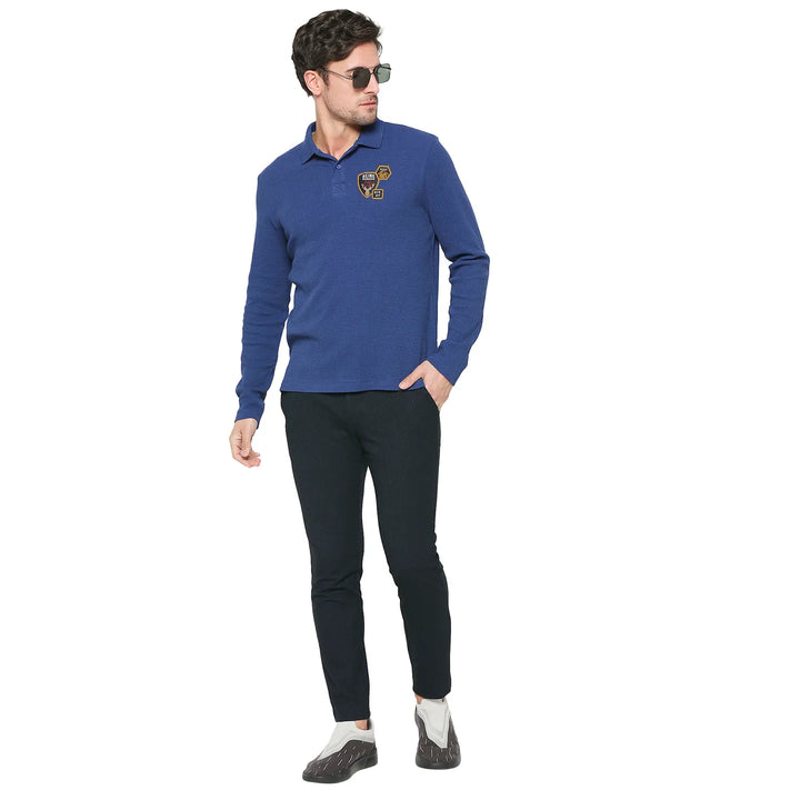 Navy Regular Fit Men's Polo T-Shirt
