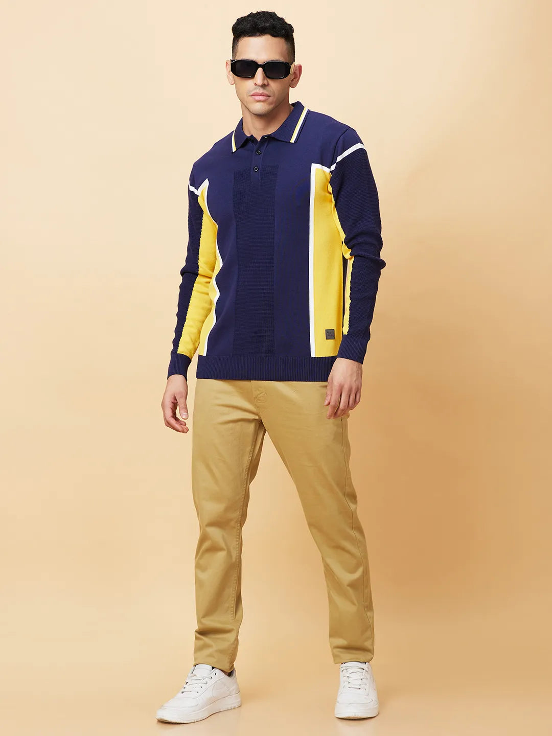Being Human Clothing Mens-Top Polo Neck Navy