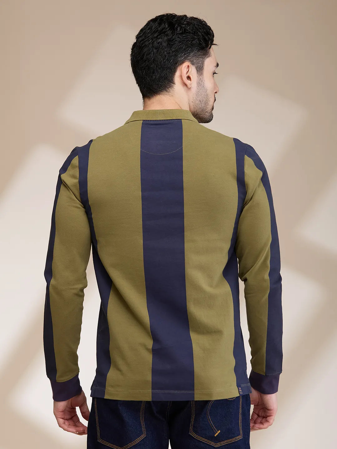 Being Human Clothing Mens-Top Polo Neck Olive