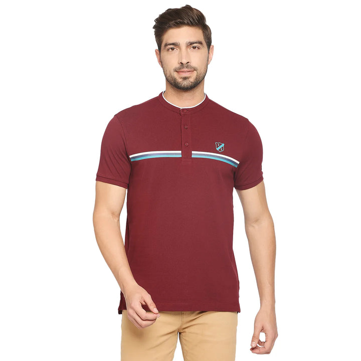 Red Regular Fit Men's Polo T-Shirt