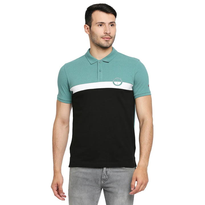Green Regular Fit Men's Polo T-Shirt