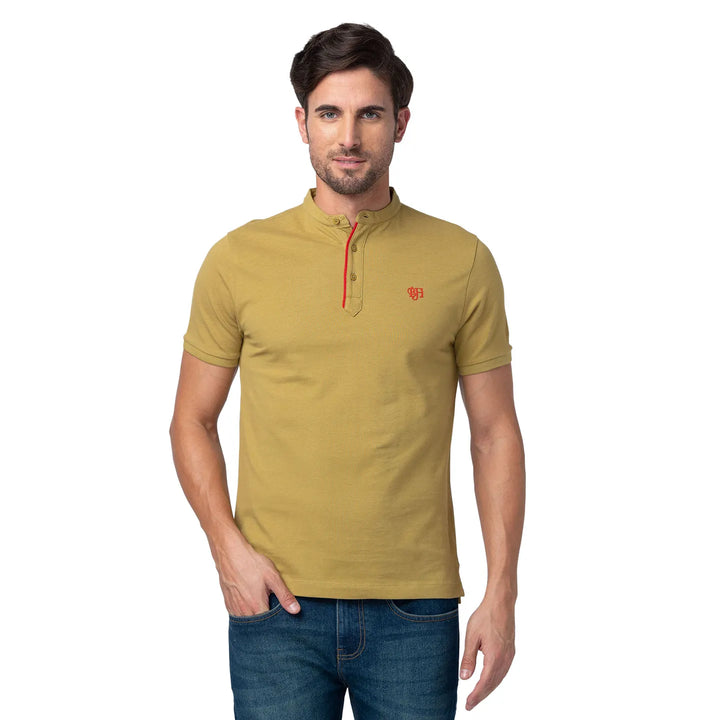 Green Regular Fit Men's Polo T-Shirt