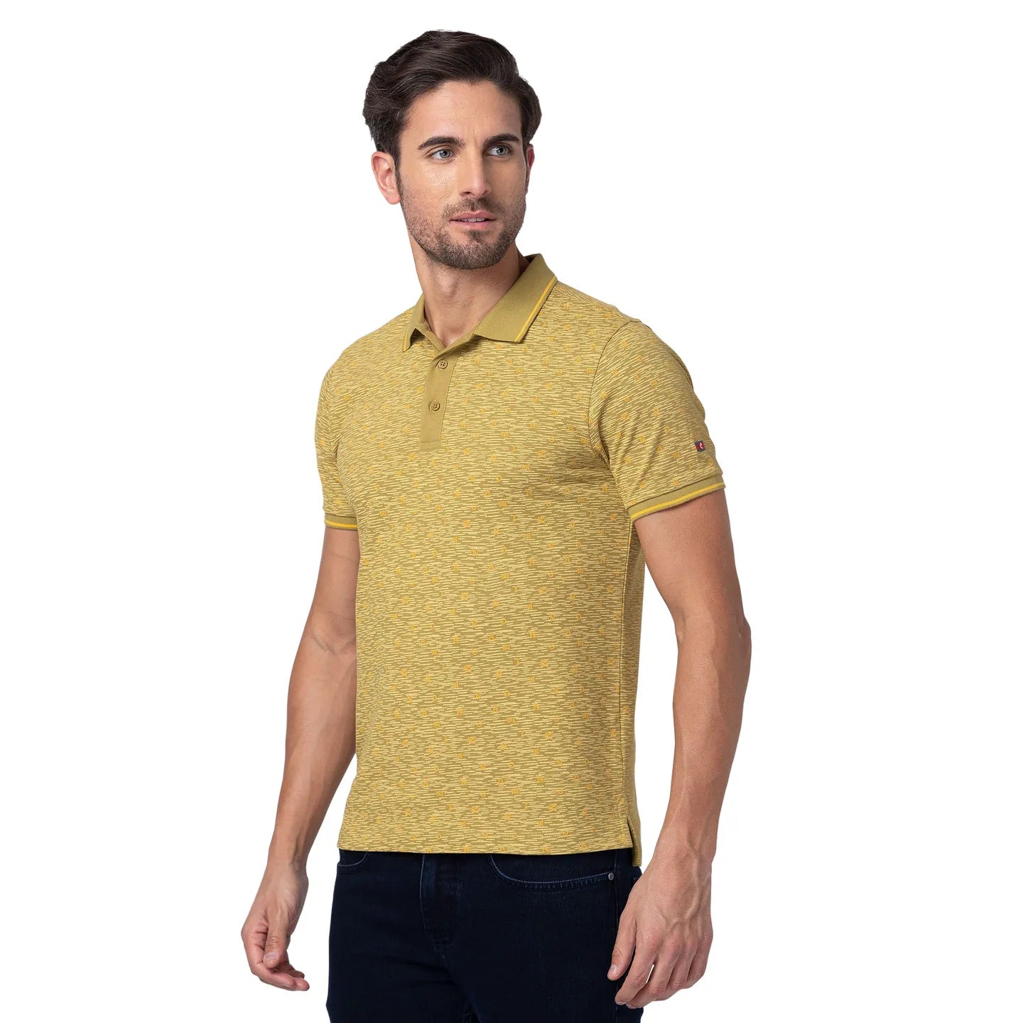 Brown Regular Fit Men's Polo T-Shirt by Being Human Clothing