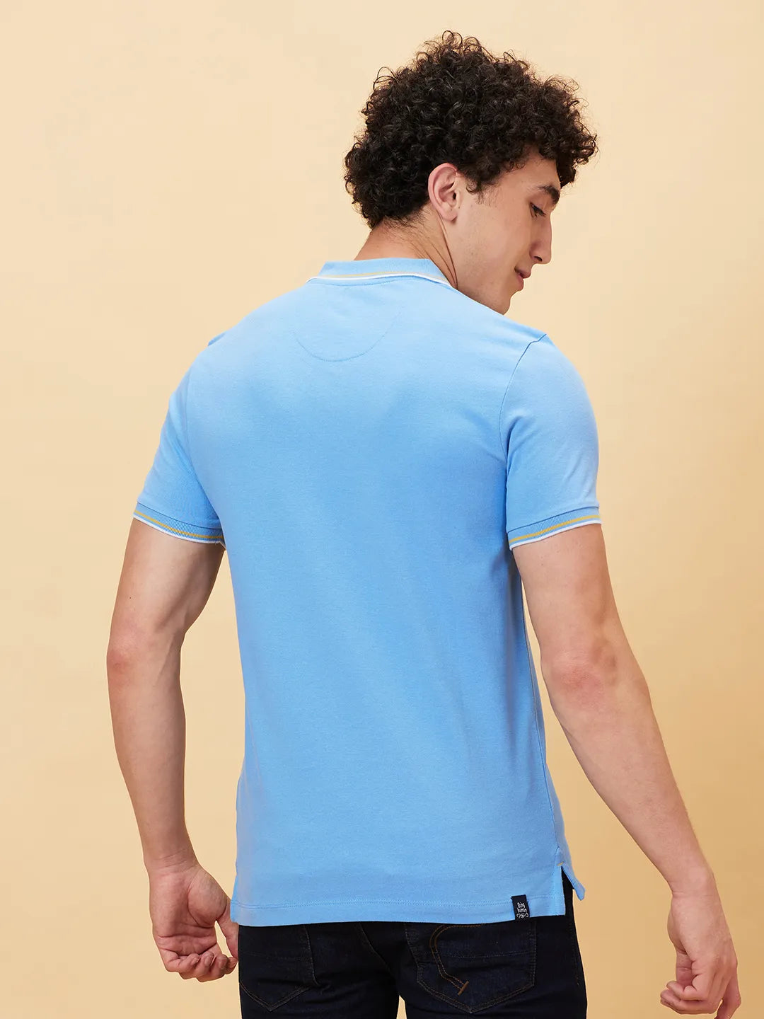 Being Human Clothing Men Regular Fit Polo Neck T-Shirts-All Aboard