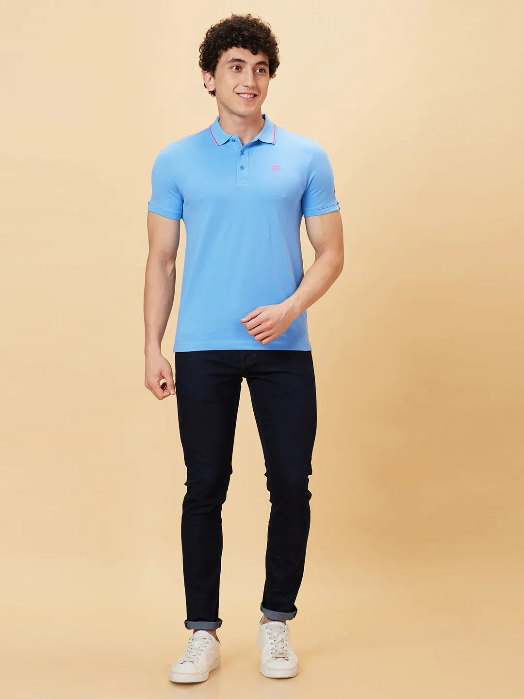 Being Human Clothing Men Regular Fit Polo Neck T-Shirts-All Aboard