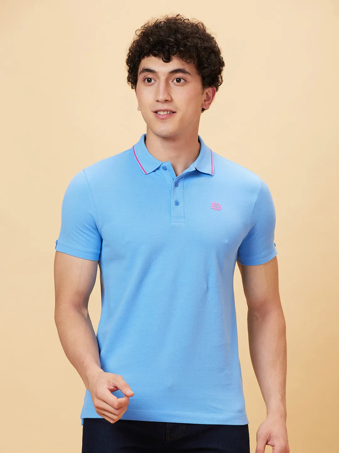 Being Human Clothing Men Regular Fit Polo Neck T-Shirts-All Aboard