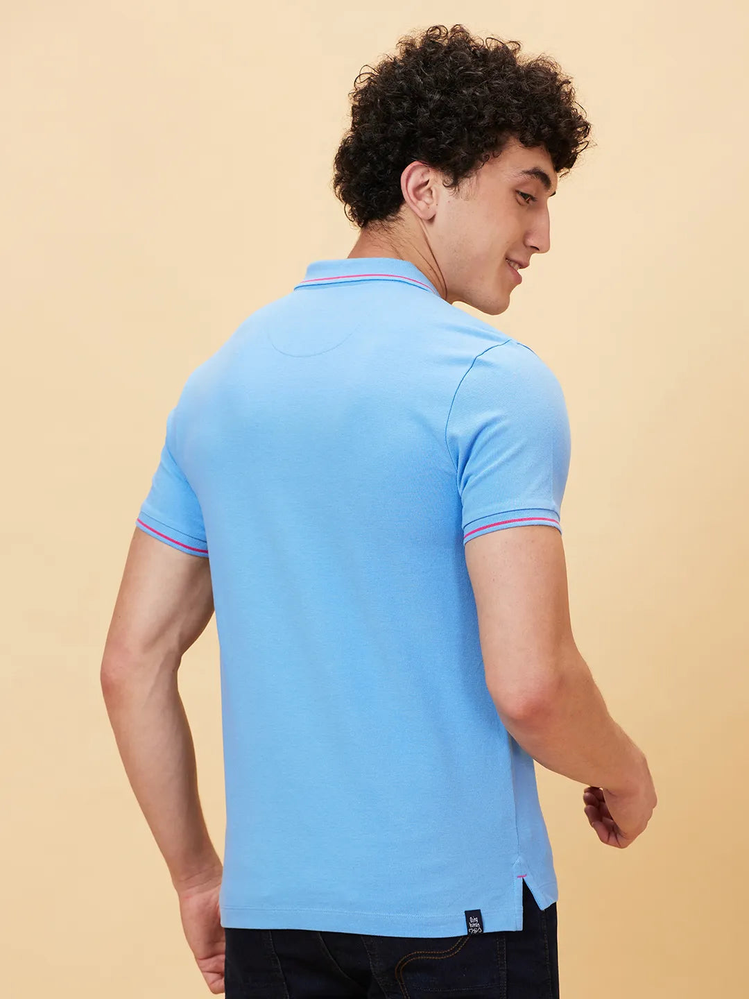 Being Human Clothing Men Regular Fit Polo Neck T-Shirts-All Aboard