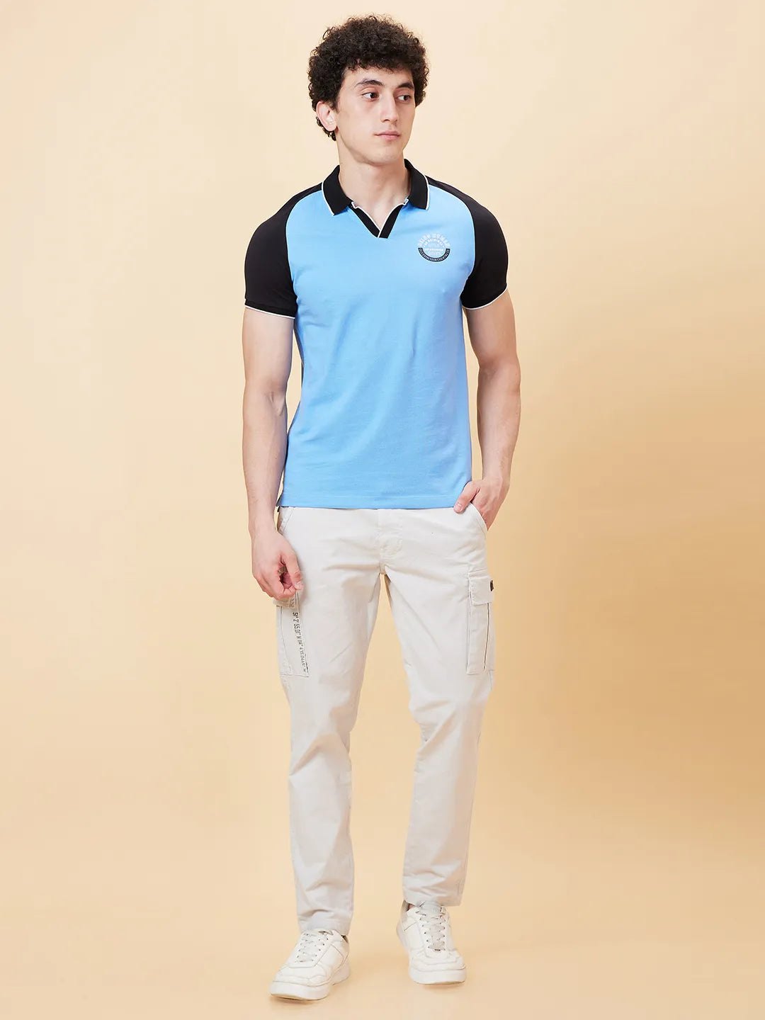 Being Human Clothing Men Regular Fit Polo Neck T-Shirts-All Aboard