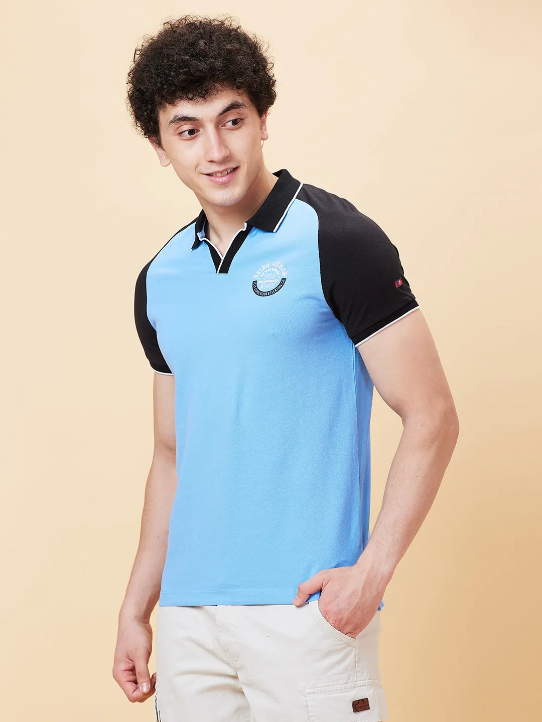 Being Human Clothing Men Regular Fit Polo Neck T-Shirts-All Aboard