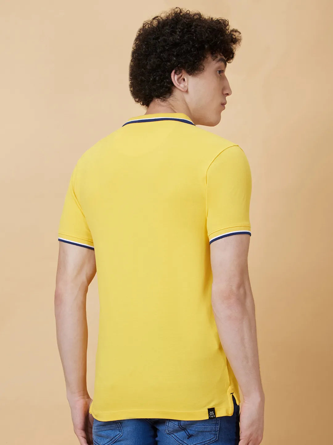 Being Human Clothing Men Regular Fit T-Shirts-Yellow