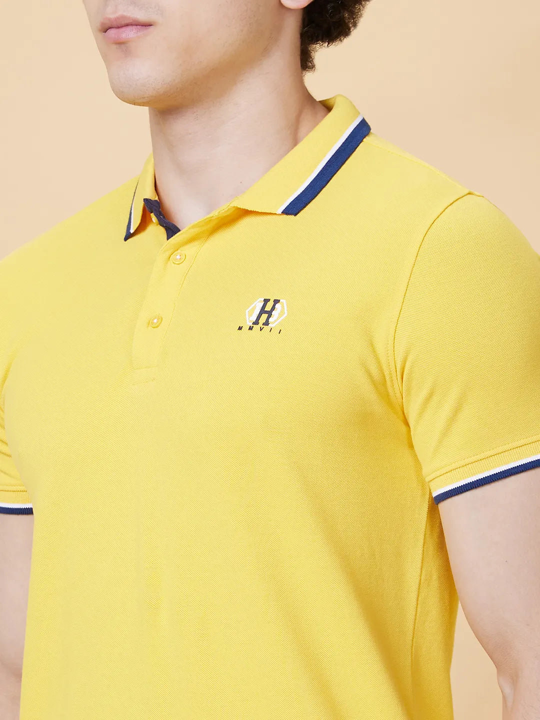 Being Human Clothing Men Regular Fit T-Shirts-Yellow