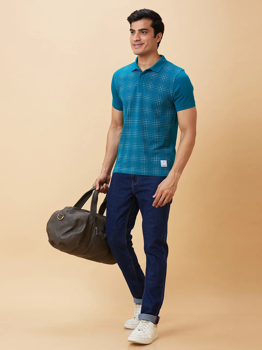 Being Human Clothing Men Regular Fit T-Shirts-Dk Teal