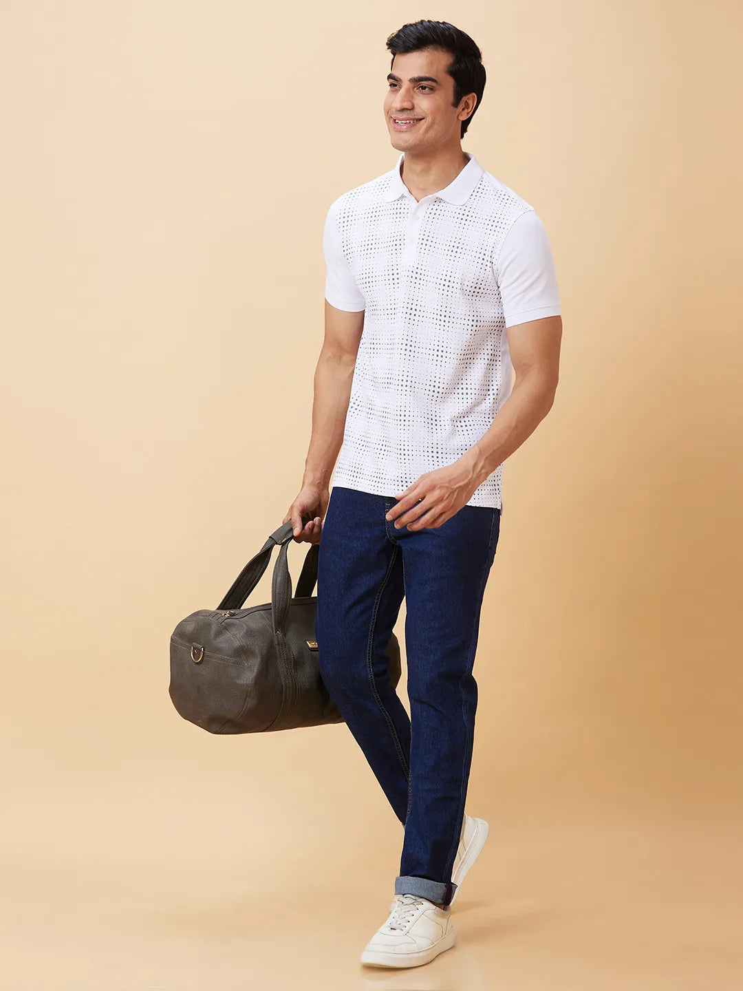 Being Human Clothing Men Regular Fit T-Shirts-White